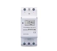 Relais temporisé numérique programmable hebdomadaire 7 jours, 2 fils, AC 220 V, 230 V, 12 V, 24 V, 48 V, 16 A, 1 pièce(15A,24V AC DC)