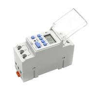 Relais temporisé numérique programmable hebdomadaire 7 jours, type THC15A, 2 fils, for rail DIN, contrôle de minuterie, AC 220 V, 230, 12, 24, 48, 16 A(15a,1NO 12V AC DC)