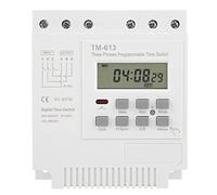 Relais temporisé programmable, interrupteur de commande de temps, interrupteur de minuterie triphasé 380v micro-ordinateur interrupteur de minuterie d'alimentation de contrôle programmable hebdomadair