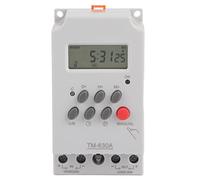 Relais temporisé programmable TM630A Mini LCD numérique Micro-Ordinateur contrôle minuterie de Puissance Interrupteur 12 V DC AC220 V pour lampadaires Panneaux publicitaires (DC12V)