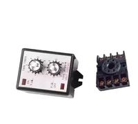 Relais temporisé réglable ATDV-N, minuterie de cycle de répétition, DC12V DC24V AC110V AC220V AC380V, 3S 6S 12S 30S 60S 3M 6M 12M 30M 60M avec base(30S,220V)