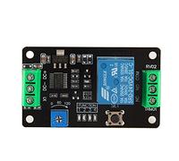 Relais temporisé, Relais temporisé Autobloquant Temporisation Marche Arrêt Minuterie Super 555 DC 5V/12V/24V Carte de Module de Relais temporisé avec Minuterie (DC24V)