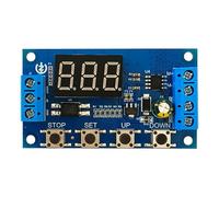 Relais temporisés numériques LED Contrôleur de vitesse du moteur 3,3-15 V Moteur avant et arrière Carte de contrôle automatique Module de temporisation de cycle