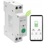 Compteur 50881 numérique, montage pour rail DIN 1 phase 90V, 300V QOLTEC