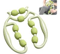 Relajador De Piernas, 9 Wheel Circular Leg Clamp, Handheld Multifunctional Ring Roller 360 Degree Legs Neck Hand Arm Muscle Relaxer for post-workout relaxation