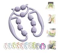 Relajador De Piernas, Relajador De Piernas De 12 Rodillos, Collier de serrage circulaire à 9 roues, rouleau à anneau multifonctionnel pour massage des bras avec pinces circulaires, relaxant à 360
