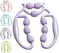 Relajador De Piernas, Relajador De Piernas De 12 Rodillos, Masajeador De Pantorrillas Y Piernas, Nine Wheel Circular Leg Clamp, Circular Leg Clamp Roller, for Massage Elbow Legs (Violet)