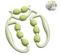 Relajador De Piernas, Relajador De Piernas De 9 Rodillos, Nine Wheel Circular Leg Clamp, Multipurpose Massage Tools (Green)