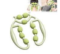 Relajador De Piernas Relajador De Piernas De 9 Rodillos, Relajador De Piernas Manual, Nine Wheel Circular Leg Clamp, Multipurpose Massage Tools (Green)