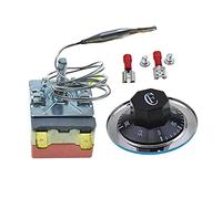 Reland Sun 1 interrupteur de contrôle de température pour chauffage de four AC 250 16 A 30-400 °C Rouge Blanc 2P 2M