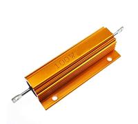 Reland Sun 1 pièce RX24 100 W coque métallique en aluminium doré résistance dissipateur thermique haute puissance résistance dissipateur thermique doré résistance optionnelle (1,8R)