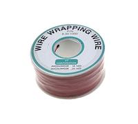 RELAND SUN Câble d'isolation coloré 250 m 30 AWG 8 fils, câble solide en cuivre (rouge)