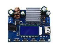 Reland Sun Convertisseur de tension automatique avec écran LCD DC-DC 5 V 12 V 24 V Buck Boost Module d'alimentation 35 W 4 A CVCC