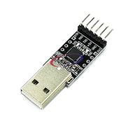 Reland Sun Convertisseur série USB 2.0 vers TTL UART 6 Broches CP-2102 (Noir)