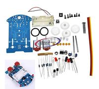 Reland Sun D2-5 DIY Kit Ligne de suivi Intelligente Suite De Voiture DC Moteur Production Électronique Assemblée Intelligente Voiture Patrouille Automobile Pièces
