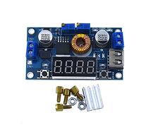Reland Sun DC-DC 5A Digital LED Drive Module CC/CV USB Convertisseur Buck avec Voltmètre Ampèremètre