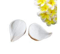 Reland Sun Grand moule en silicone en forme de pivoine, rose, orchidée, pétale de fleur, veiner, sucre, fondant, gâteau (plumeria)