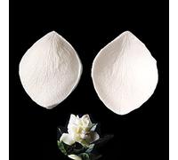 Reland Sun Grand Moule en Silicone pour Pétale de Fleur de Pivoine, Rose, Tulipe, Orchidée - Moule en Silicone pour Fondant de Sucre, Gâteau (gardénia)