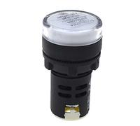 RELAND SUN Indicateur d'alimentation LED de 22 mm - Vert, jaune, rouge, bleu, blanc - AD16-22D/S (220 V, blanc)