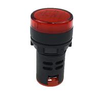 RELAND SUN Indicateur d'alimentation LED de 22 mm - Vert, jaune, rouge, bleu, blanc - AD16-22D/S (48 V, rouge)