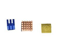 RELAND SUN Kit de refroidissement dissipateur thermique en aluminium pour Pi 3 Pi 2 Pi modèle B+ (ensemble de trois pièces)