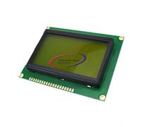 Reland Sun LCD12864 Module de contrôleur d'affichage graphique LCD intelligent 5 V 128 x 64 points matrice graphique blanc Caractère jaune bleu rétroéclairé (jaune-vert)