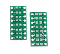 Reland Sun Lot de 10 adaptateurs SMD vers Dip PCB Proto Board SOP8 SOP10 SOP14 SOP16 SOP20 SOP24 SOP28 0402/0603/0805 SMT SOT89/SOT223 TQFP100 QFN32 QFN448 adaptateurs (0402-0603-0805 SMT)