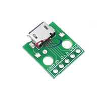 Reland Sun Lot de 10 patchs micro USB vers connecteur femelle type B vers plaque d'adaptation soudée