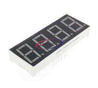 Reland Sun Lot de 10 tubes numériques 1 bit 2 bit 3 bit 4 bit anode commune cathode positive positive 0,9 cm LED rouge chiffres 7 segments (méthode commune 4 bits)