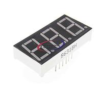 Reland Sun Lot de 10 tubes numériques 1 bit 2 bit 3 bit 4 bit anode commune cathode positive positive 0,9 cm LED rouge chiffres 7 segments (méthode commune 3 bits)