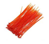 Reland Sun Lot de 100 attaches autobloquantes en nylon - 2,5 x 100/150/200 mm - Couleurs assorties - 2,5 x 150 mm - Rouge