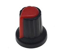 RELAND SUN Lot de 20 boutons de potentiomètre AG2 AG3 de 6 mm avec poignée nervurée pour contrôle du volume (AG2, rouge)