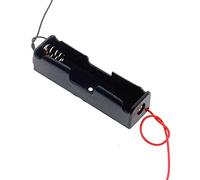 Reland Sun Lot de 5 boîtes de rangement 18650, 1 boîte de 2 x 3 x 4 x 18650, 1 boîte de rangement pour 1, 2, 3, 4 emplacements pour piles avec câble ou avec broche ou en-tête CC (18650-X1)