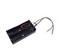 Reland Sun Lot de 5 boîtes de rangement 18650, 1 boîte de 2 x 3 x 4 x 18650, 1 boîte de rangement pour 1, 2, 3, 4 emplacements pour piles avec câble ou avec broche ou en-tête CC (18650-X2)