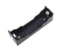 Reland Sun Lot de 5 boîtes de rangement 18650, 1 boîte de 2 x 3 x 4 x 18650, 1 boîte de rangement pour 1, 2, 3, 4 emplacements pour piles avec câble ou avec broche ou en-tête CC (18650-X1-pin)