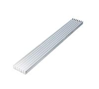Reland Sun Lot de 5 dissipateurs thermiques en aluminium pur (150 x 20 x 6 mm)