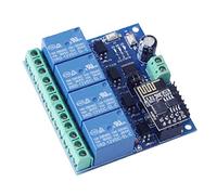 RELAND Sun Module de Relais 5 V 12 V ESP-8266 ESP-01 1 2 4 canaux pour Smart Home (12 V, 4 Voies)