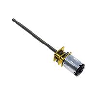 Reland Sun Moteur à engrenages DC 6 V M3 x 55 mm - Tige de sortie 30-600 tr/min (600 tr/min)