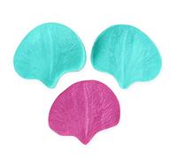 RELAND SUN Moule en silicone en forme de pétales d'orchidée et de feuilles de rose pour pâtisserie, chocolat, bonbons, gelée, gâteau (pétales d'orchidée)