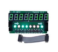 RELAND SUN TM1638 Module LED 8 chiffres 8 boutons poussoir rouge et vert indicateur lumineux bicolore, tube LED numérique 8 bits (vert)