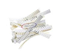 Reland Sun Total de 500 pièces, 25 sortes de chaque 20 résistances SMD 0603, paquet de 5 % 0R-39R 0 ohm-39 ohm
