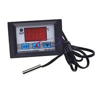 Reland Sun XH-W1321 Thermostat numérique 0.1 avec interrupteur à affichage numérique intégré et revêtement de pluie NTC (coque noire bleue)