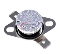 Reland Sung Lot de 5 interrupteurs de température KSD301 250 V 10 A normalement fermé ou ouvert - Contrôle thermique de 30 °C à 160 °C (normalement fermé 115 °C)
