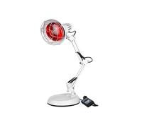 Relassy Lampe Infrarouge 150W, 10 Niveaux de Température, Lumiere Infrarouge avec Minuterie ELectronique, Bras de Support RéGlable, Lampe Chauffante pour La Maison