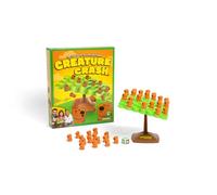 Relatable Creature Crash - Jeu d'équilibre Capybara pour la Famille et Les Enfants, Comprend 49 capybaras, 1 Planche d'équilibre, 1 Pied et dé