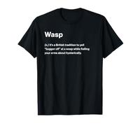 Relatable Funny British Dictionary Definition Wasp T-Shirt