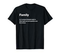 Relatable Funny Dictionary Definition Family T-Shirt