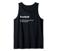 Relatable Funny Dictionary Definition Football Débardeur
