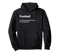 Relatable Funny Dictionary Definition Football Sweat à Capuche
