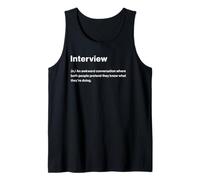 Relatable Funny Dictionary Definition Interview Débardeur